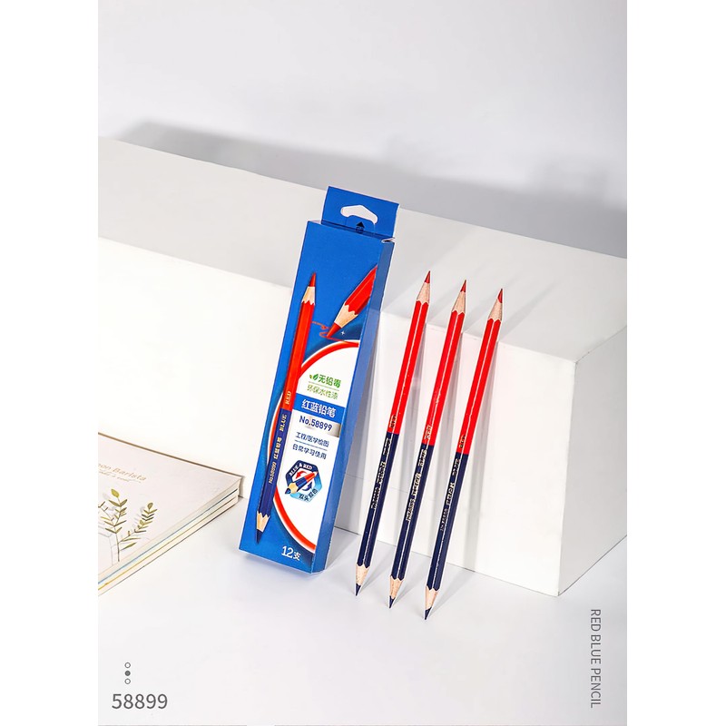 YYMIYU Precision Marking Pencils for Detailed Work (Wooden Pole Red