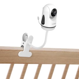 Lonnky 7.1" Flexible Baby Monitor Mount, Compatible with HelloBaby, Vtech VM901, VM919HD, Eufy Spaceview, ANMEATE SM935E & More, Adjustable Clip for Crib & Wall, No Tools Required