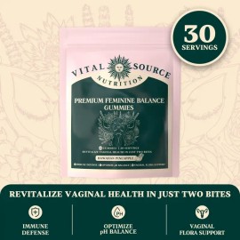 Vital Source Feminine Balance Gummies – Hawaiian Pineapple (New and Improved Packaging)