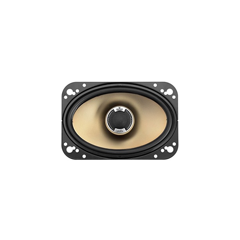 Polk Audio DB461 4-by-6-Inch Coaxial Speakers (Pair, Black)