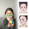 Lwuey Face Painting Exercise Board, Face Make-Up Stencil Make Up