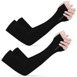 skytowards 2 Pairs of Arm Sleeves UV Sleeves Arm Warmers Sleeve Types Cooling Sun Protection Armband Arm Warmers Arm Protection Volleyball Arm Protectors UPF 50+ Warm Sleeve Arm Covers for Cycling,