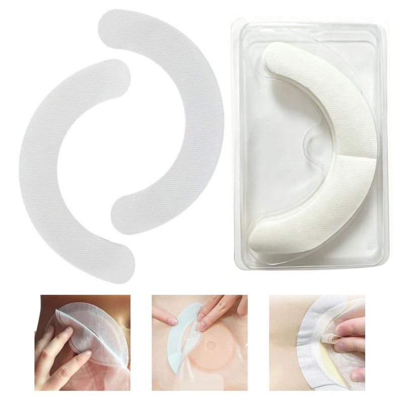 JMOFLUG Elastic Barrier Strips for Colostomy Bags Fixation,20Pcs Hydroentangled Ostomy