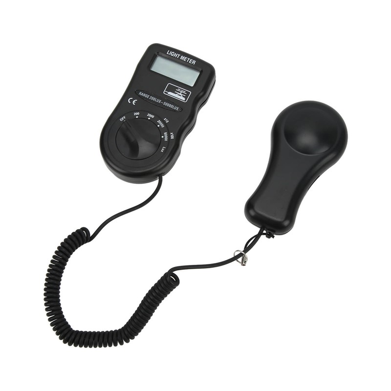 DT‑1300 Light Meter Digital Illuminance Meter with LCD Screen Portable