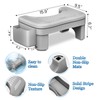 Toilet Stool Squat Adult, Height Adjustable Poop Stool for Bathroom
