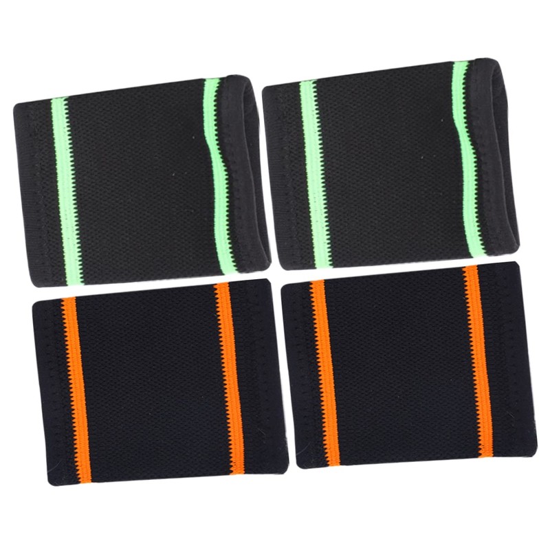 Sosoport 4sets Breathable Sports Wristbands for Athletic Activities Elastic Support