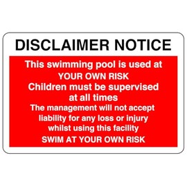 Swimming alone is not recommended children must be supervised - No swimming, No diving, No Sailing- 3mm Aluminum Dibond for indoor/outdoor usage (300mm x 200mm) 7m Viewing Distance.