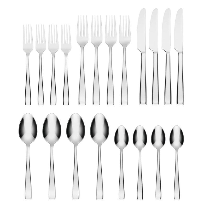 Cambridge 347720P240 Readington Mirror 20-Piece Flatware Set