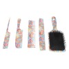 5pcs Paddle Hair Brush Set Easy Detangling Brush Tail Comb