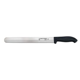 Dexter-Russell 36010 12" Slicer Knife, 360 Series, High-Carbon Stainless Steel Blade, Scalloped Edge for Meat, Bread, and Vegetables, Slip-Resistant Black Handle, Made in USA
