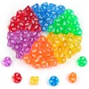 Polyhedral Dice Set, 60 Pieces Acrylic Dice Set, D10 Game