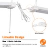 OOOLED 4FT Linkable 42W 4800LM 5000K LED Ceiling Lights for