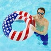 Swimline 36" Inflatable American Flag Swimming Pool & Lake Tube