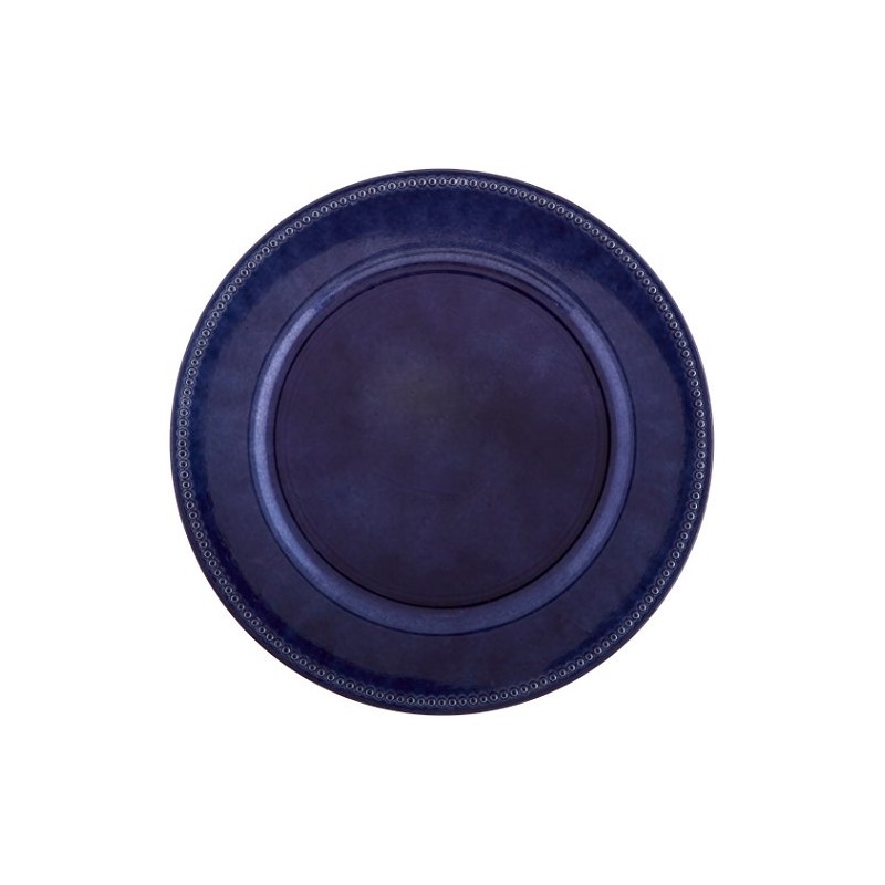 Charge It by Jay Beaded Charger Plate 13” Decorative Melamine