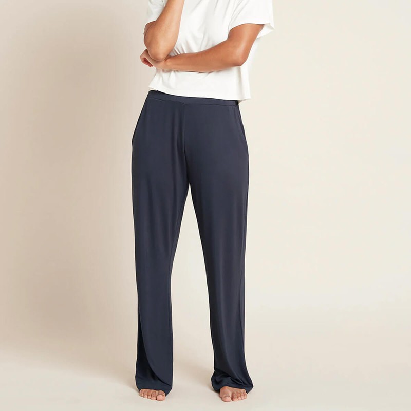 Boody Downtime Wide Leg Lounge Pant, Black / XS