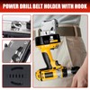 Drill Holder Belt Clip,Hook Holster for Cordless Drill Driver, Tape