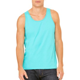 Bella + Canvas Unisex Jersey Tank M TEAL
