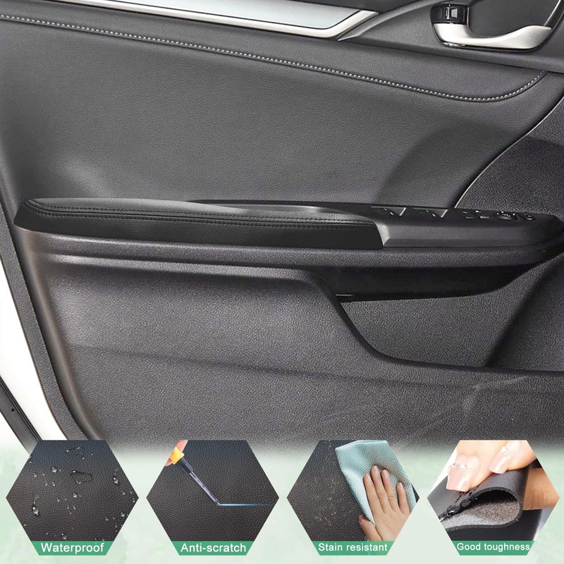 VKGUG 2PCS Front Door Panel Armrest Cover Replacement Compatible with