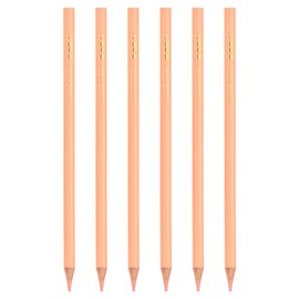 PATIKIL Light yellow Color Colored Pencils Set,6 Pcs Oil Color Pencils Wooden Coloring Drawing Pencil for Artists Art Painting