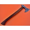 AX-7001 Custom Handmade Damascus Steel Axe with Rose Wood Handle