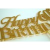 All About Details Happy 60th Birthday Cake Topper,1pc, 60th Birthday,