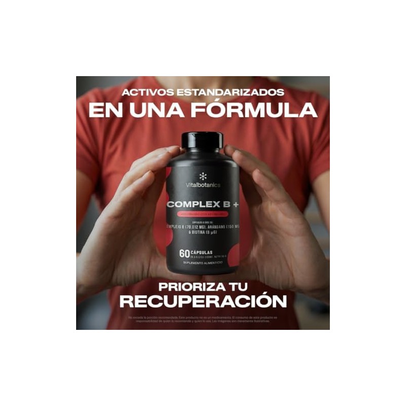 Complejo B Completo Con Biotina Y Arandano VITAL BOTANICS