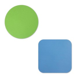 Bralucy Jar Gripper Pads 2pcs Rubber Bottle Jar Lid Opener Multi-Purpose Jar Lid Grip Bottle Opener Reusable Jar Grips Openers Round and Square