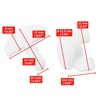 Curtain Gliders for Inner Track Rails, Pack of 128, with