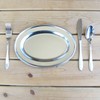 Nagao 92110 Tsubamesanjo Oval Plate, 10 Inches, 9.7 inches (24.6