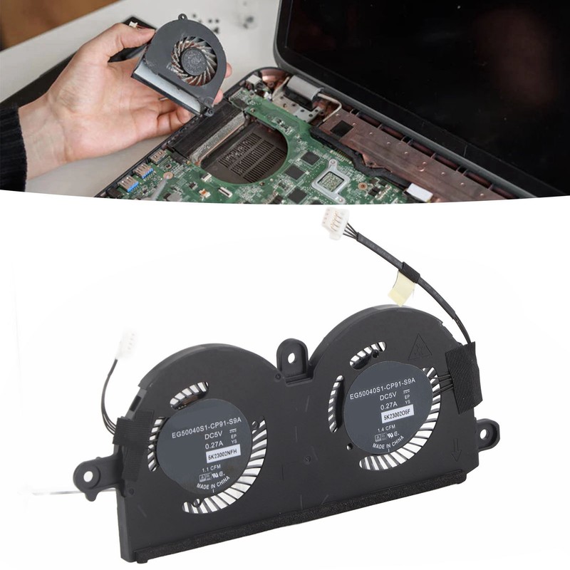 Small Portable Laptop CPU Cooling Fan 4 Pin Power Connector