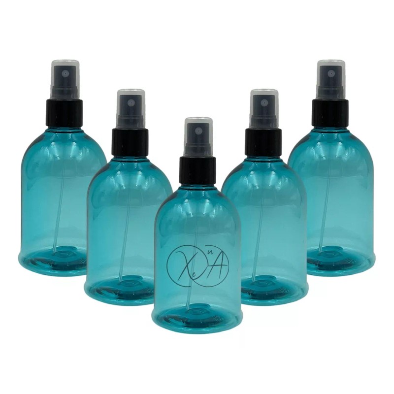 Xena Envase Plastico Atomizador Negro Campana 250 Ml Colores X12