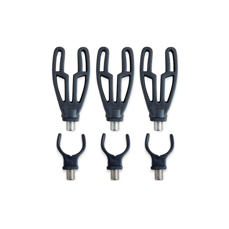 TJR Tackle 6pc Rod Rest heads Inline Front & Rear