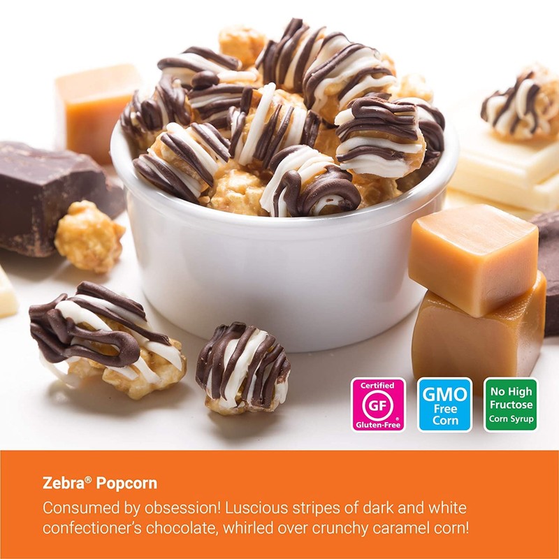 Gourmet Popcorn Tall Cone Premium 4 Pack & Exclusive Inspirational