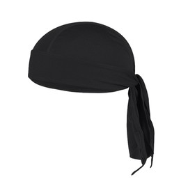 RAMGLYO Sports Bandana Cap Quick Drying Durag Men Bandana Men Women Running Hat Men's Headscarf Men's Summer Hat Men for Cycling Climbing Running Gym (Black)