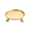 khtumeware 1 Pack 100% 4.5 Inch Solid Brass Gold Clawfoot