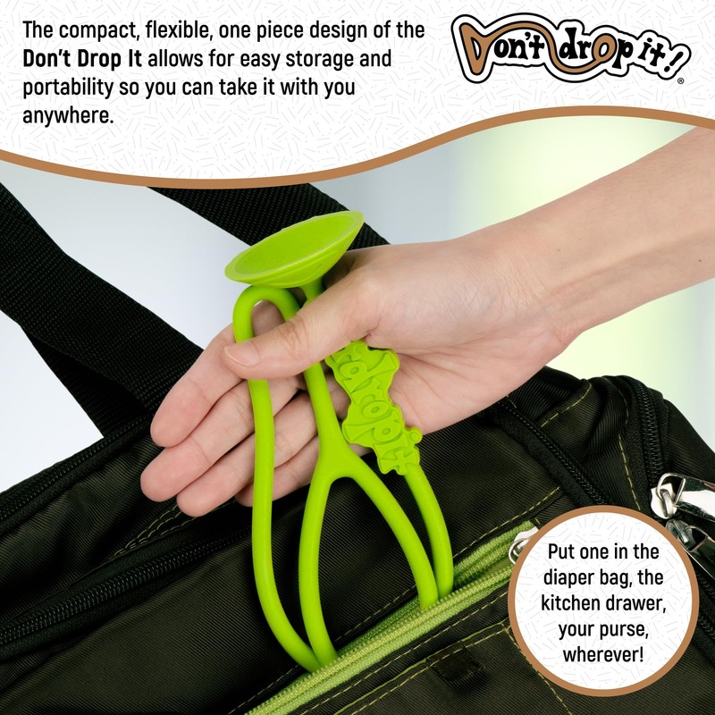 Don't Drop It ® Silicone Suction Cup Strap Tether -