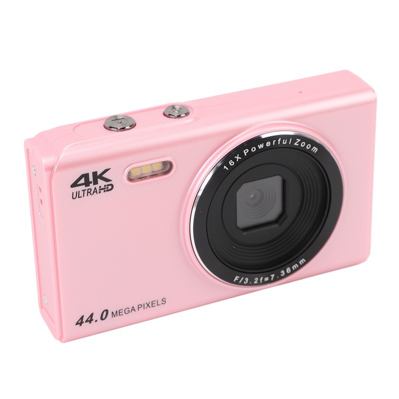 4K Digital Camera for Teens Kids 44MP 16X Digital Zoom