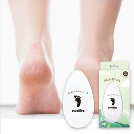 [NINE SHOPPING] Swellite Glass Foot File & Callus Remover for Smooth Foot Care Foot File 2ea