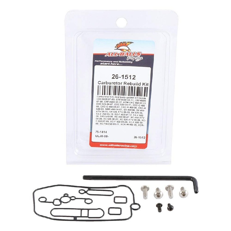 All Balls Racing 26-1512 Carburetor Rebuild Kit