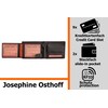 Josephine Osthoff Handtaschen-Manufaktur Men`s Leather wallet with 2 coin Compartments