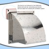 PATIKIL 12"x12" Wall Vent Cover, Exterior Dryer Vent Outlet Grille