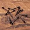 Heveer Steel Darts Tips Black Dart Tips with 2BA Thread