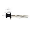 Under the Roof Decorating Deco Nail Small Head Sampler Pack,Black