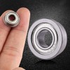 Akozon ボールベアリング 10個F686ZZミニ金属スチールダブルシールドフランジベアリング6 * 13 * 5mm