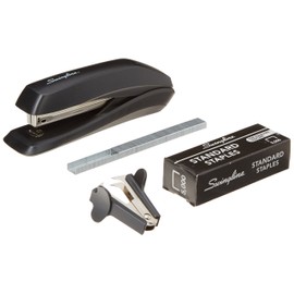 Swingline 54551 Standard Stapler Pack,15 Sht Cap, 5,000 Staples, Remover, BK