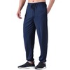 Zoulee Men's Zipper Fly Track Pants Drawstring Sweatpants Jogger Pants