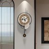 FIXNEO Wall Clocks for Living Room Decor Non Ticking Modern