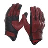 Harssidanzar Motorcycle Gloves for Men,Leather Touch Screen Riding Driving Gloves