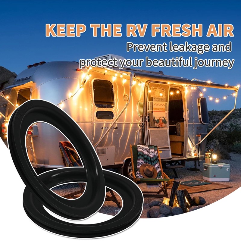 2 Pack RV Toilet Seal, Flush Ball Seal Gasket Replacement