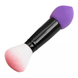 Glowish Cat Brocha Y Esponja Puff Para Maquillaje 2 En 1